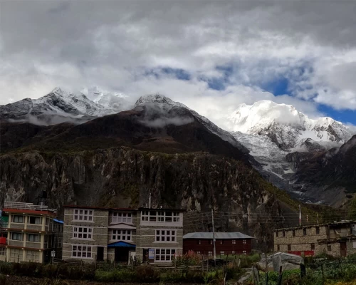 Annapurnaranges From Manang