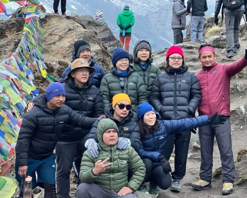 Group Selfie At Annapurna Base Camp ()
